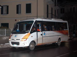 fiaccola olimpica pullmino