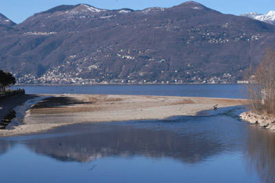 Foce Tresa magra Lago Maggiore