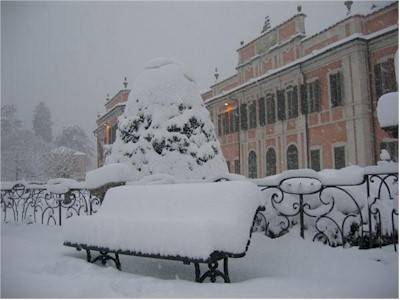 giardini estensi neve