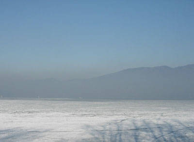 lago Varese ghiacciato