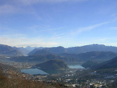 Lavena Ponte Tresa vista da Marzio