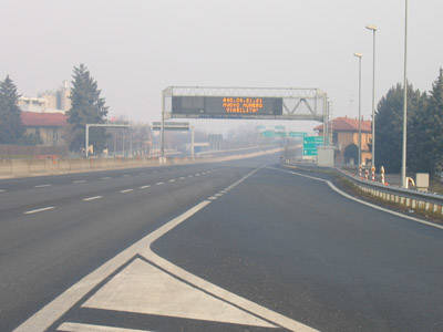 Sciopero in autostrada