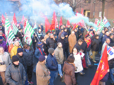 Sciopero in autostrada