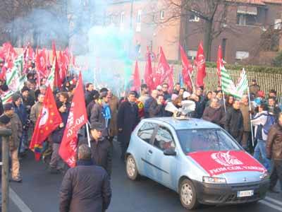 Sciopero in autostrada