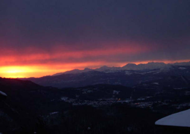 Tramonto a Bedero valcuvia