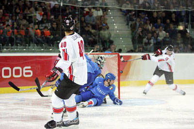 hockey olimpiadi italia canada