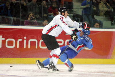 hockey olimpiadi italia canada