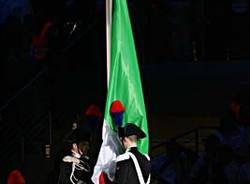 inaugurazione giochi olimpici torino 2006 bandiera italiana