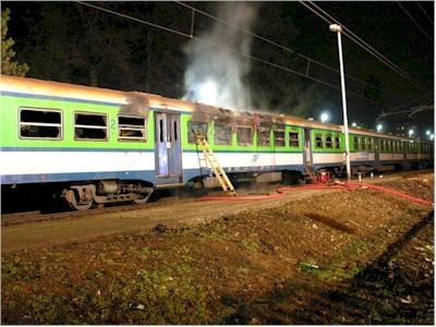 incendio treno nord gemonio