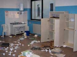 Vandalismi alla scuola elementare Cesare Battisti di Tradate