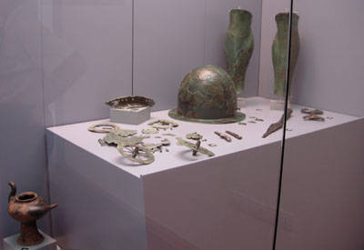 museo archeologico Villa Mirabello tomba guerriero