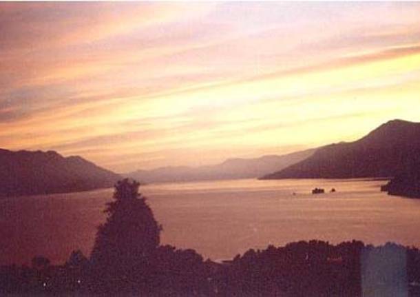 Tramonto a Maccagno