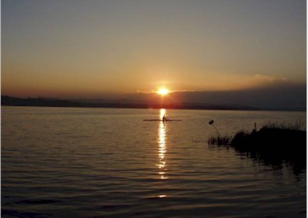 Tramonto alla Schiranna