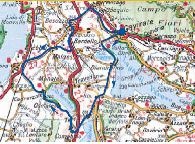 percorso cicloturistico lago monate comabbio varese galleria