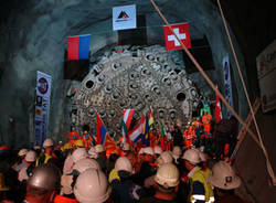 alptransit galleria di base san gottardo caduta diaframma