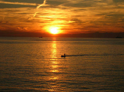 Tramonto a Nervi