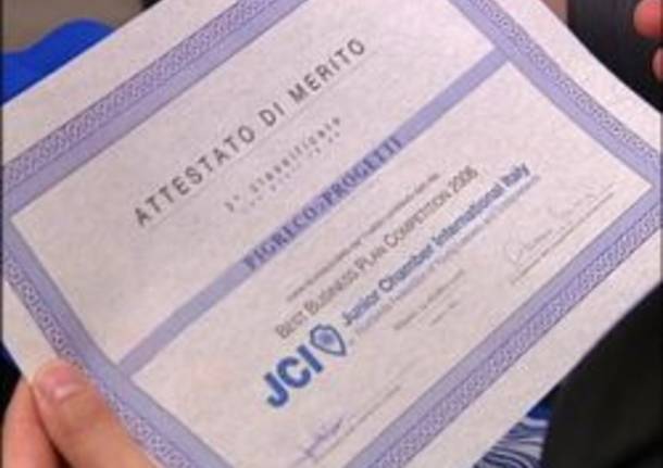 attestato junior chamber international jci