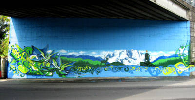 Secondo graffito di Buguggiate terminato