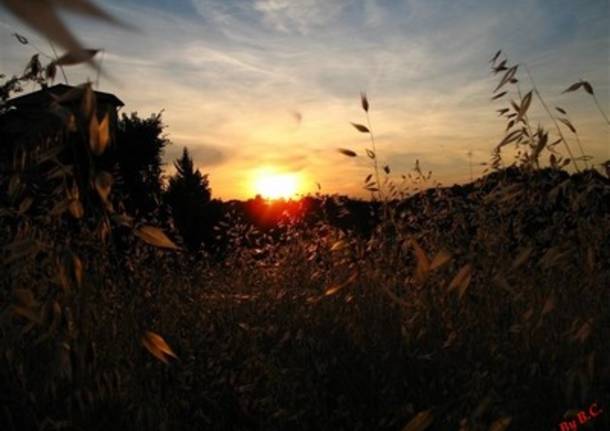 Tramonto a Castelnuovo Bozzente
