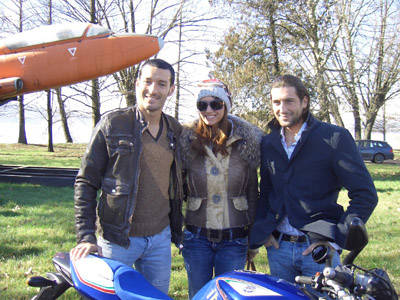 Gianluca Valentina Zambrotta Giovanni Castiglioni Mv Agusta Schiranna