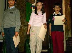 I bambini premiati al teatro Apollonio