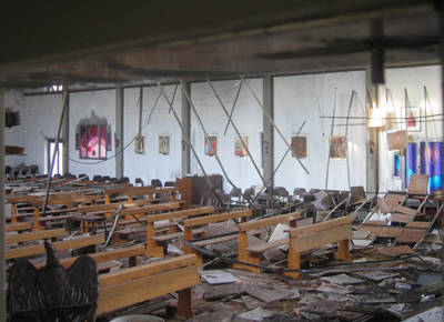 Induno Olona chiesa San Paolo Incendio