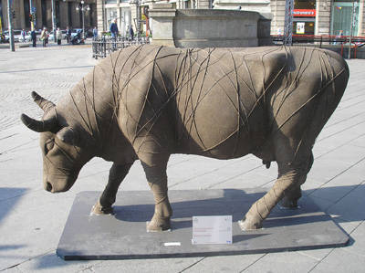 mucche a milano
