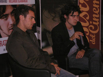Scamarcio e Germano conferenza stampa