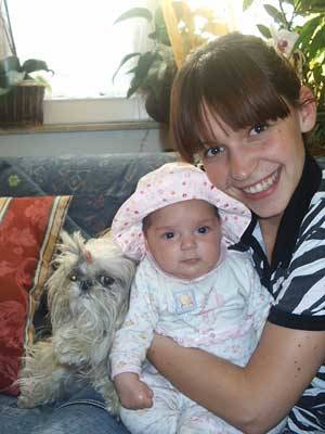 ambra e lilly mamma