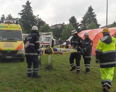 esercitazione protezione civile incidente treno saronno