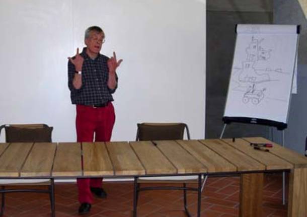 Josè Munoz al Chiostro di Voltorre