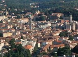 Varese dall'alto Notte bianca