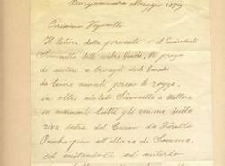 lettera garibaldi borgomanero maggio 1859 collezione mario colombo