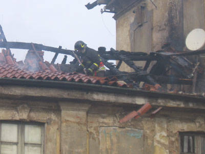 incendio saronno palazzo visconti