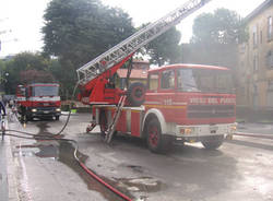 incendio saronno palazzo visconti