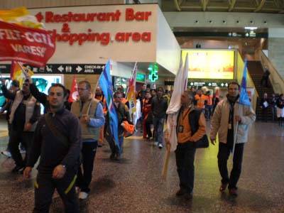 Manifestazione Malpensa 22 ottobre