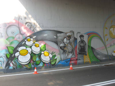 murale ciclismo buguggiate