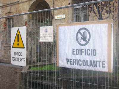 palazzo visconti ponteggio