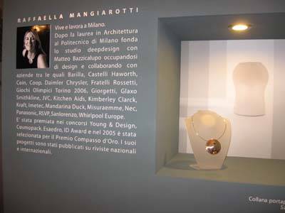 mostra gioielli e design ceccuzzi novembre 2007 ville ponti