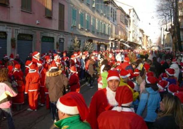 corsa dei mille babbo natale a tradate