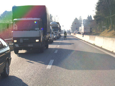 incidente comabbio superstrada