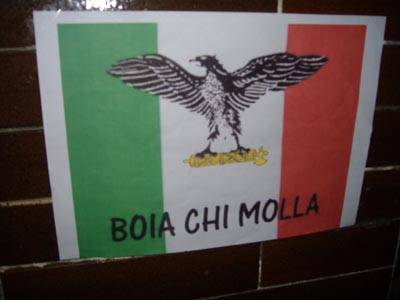 scritte fasciste arcisate anpi