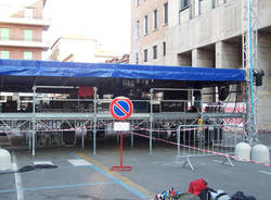 allestimento palco