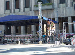 allestimento palco