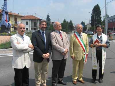 Nuova rotonda di Castronno