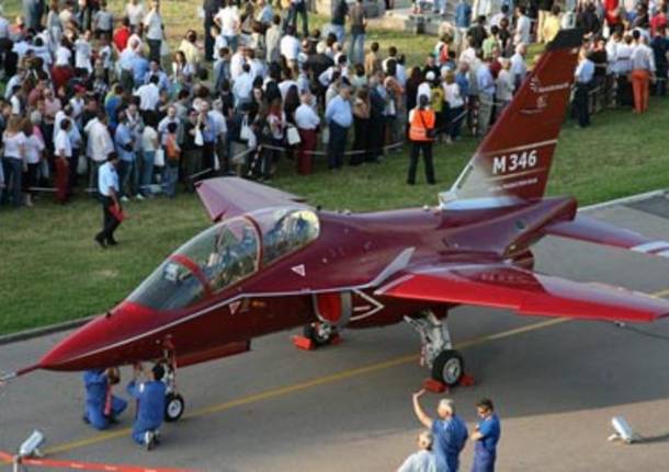 aermacchi m346 volo inaugurale (foto Luca Magro)