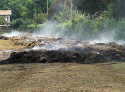 incendio somma lombardo fienile