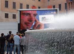 festeggiamenti tifosi italia mondiale ciclismo varese 2008