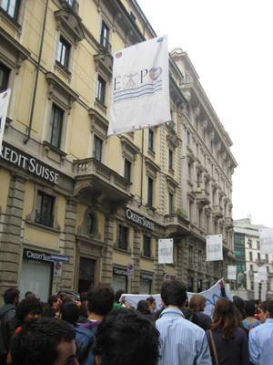 manifestazione studenti milano 21 ottobre 2008