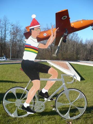 ciclisti padani babbo natale